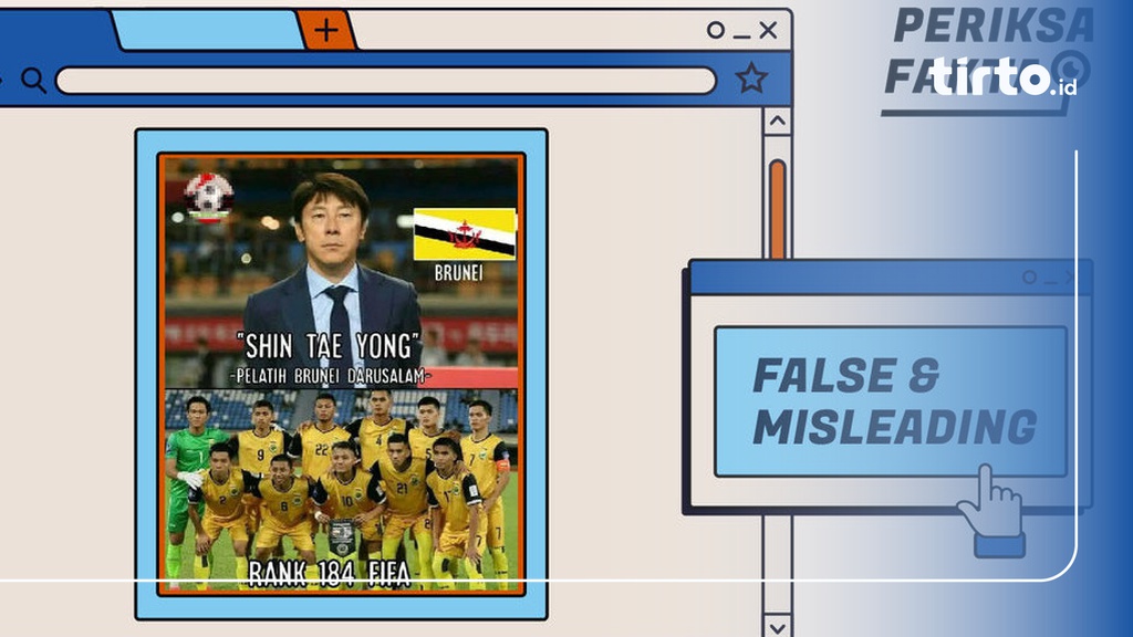 Hoaks Shin Tae-yong Resmi Jadi Pelatih Timnas Brunei Darussalam