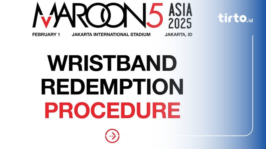 Cara Tukar Tiket Konser Maroon 5 Jakarta 2025, Jadwal, & Aturan