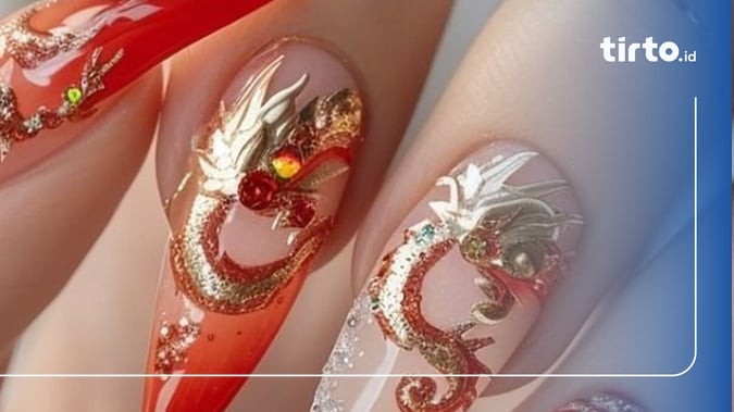 8 Ide Nail Art Imlek 2025 untuk Mempercantik Penampilan