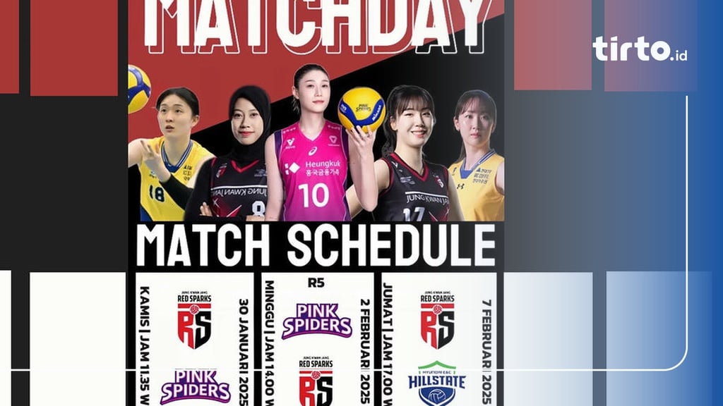 Jadwal Voli Korea 2025 Hari Ini Kamis 6 Feb & Klasemen V-League