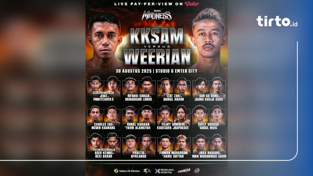 Jadwal Byon Madness 2 KKsam vs Weerian Kapan & Live di Mana?
