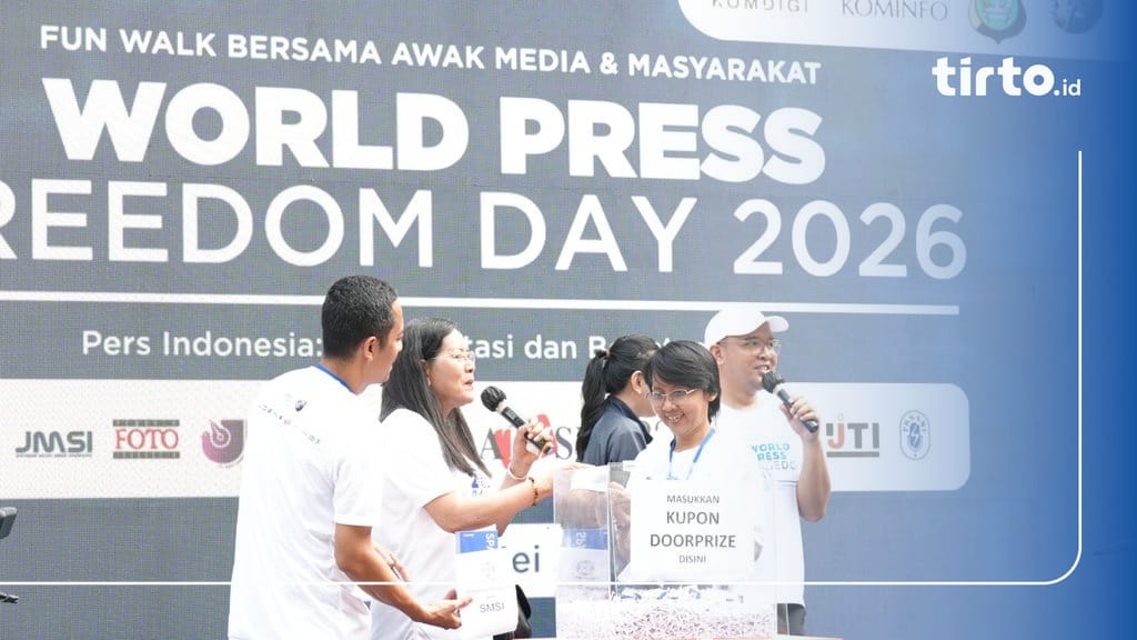 Dewan Pers Gelar Fun Walk Hari Kebebasan Pers Dunia 2026