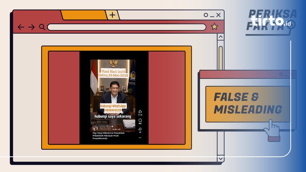 Hoaks Menkeu Purbaya Bagikan Bantuan Rp200 Juta Jelang Idul Adha, Video Deepfake Terdeteksi
