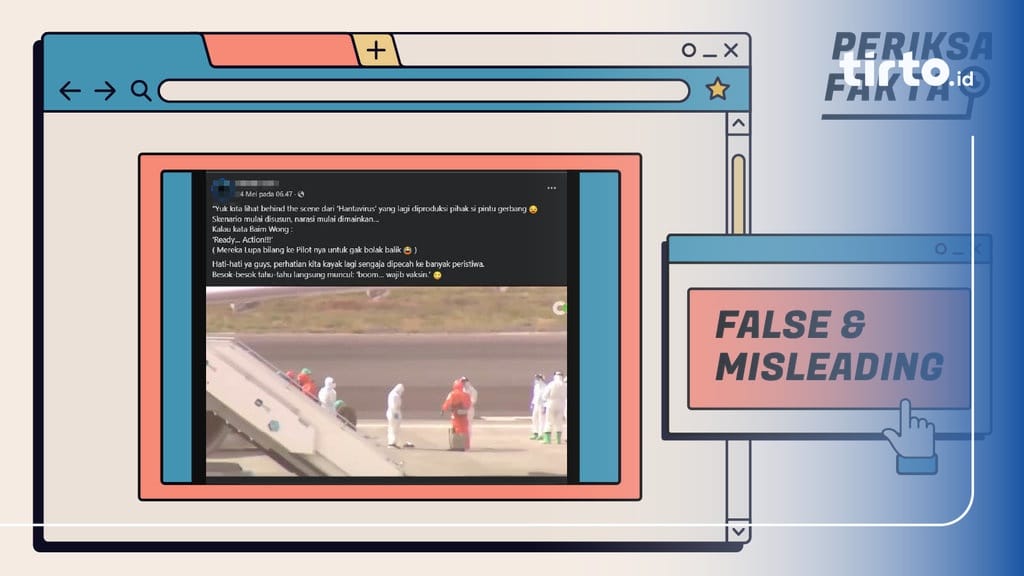 Hoaks Video Produksi Hantavirus: Klaim Rekayasa Dibantah Fakta Evakuasi