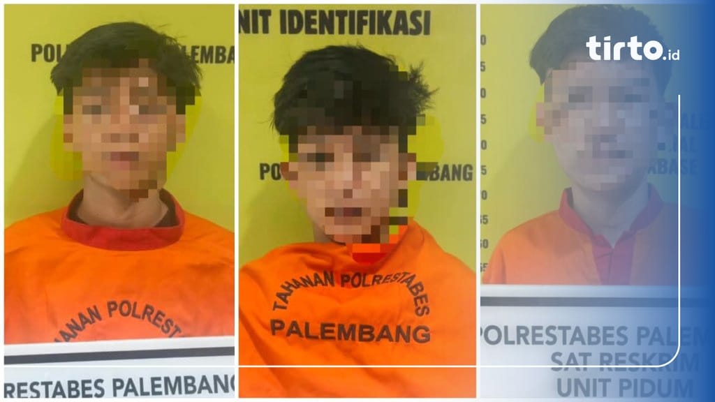 3 Begal Palembang Modus Teriaki Korban 