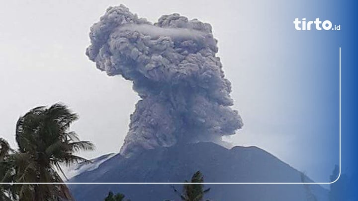 Gunung Agung Kembali Erupsi 53 200 Jiwa Masih Mengungsi