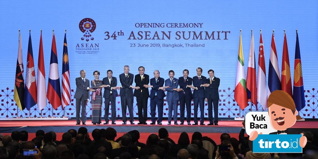 Hadapi Perang Dagang Asean Perkuat Kerja Sama Ekonomi Kawasan Tirto Id