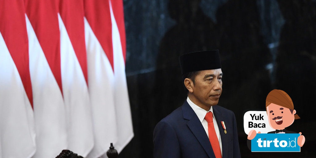 Isi Pidato Jokowi Saat Pelantikan Presiden 2019 2024 Di Sidang Mpr Tirto Id