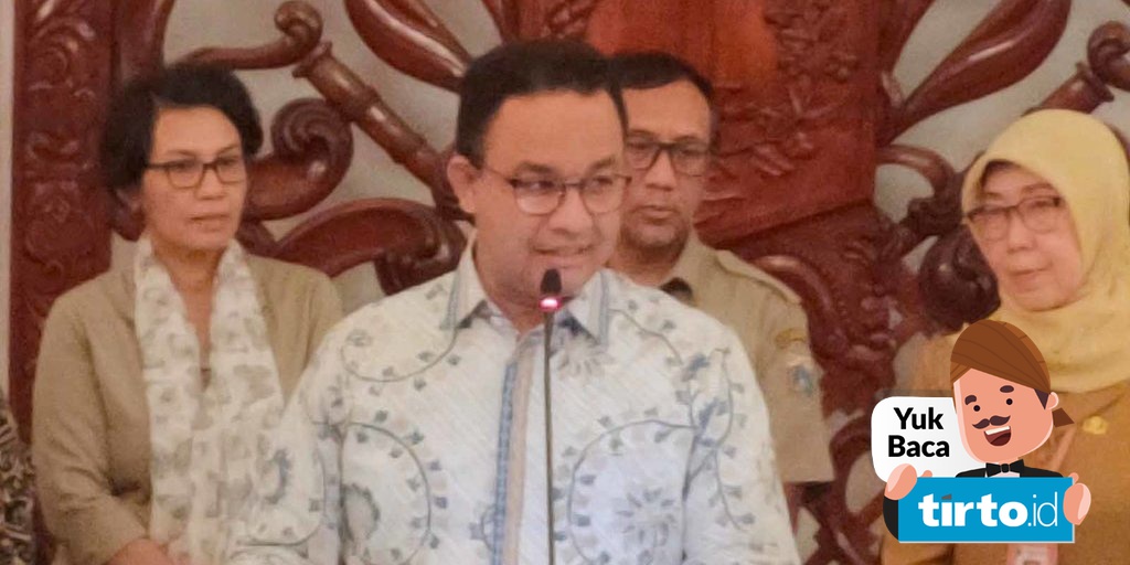 Cegah Covid 19 Anies Bela Negara Caranya Bertahan Di Rumah Tirto Id