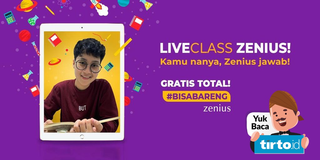 Zenius Dukung Siswa Belajar Online Di Rumah Dengan Fitur Live Chat Tirto Id