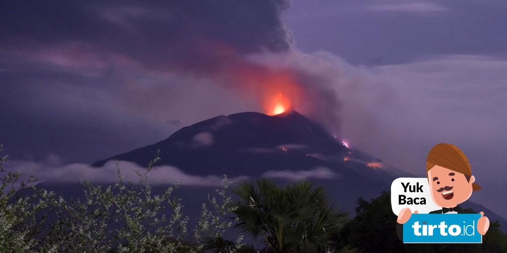 Salah satu ciri gunung berapi yang aktif adalah