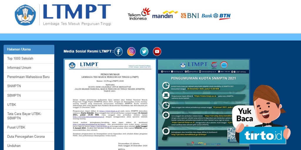 Portal ltmpt 2022 sbmptn