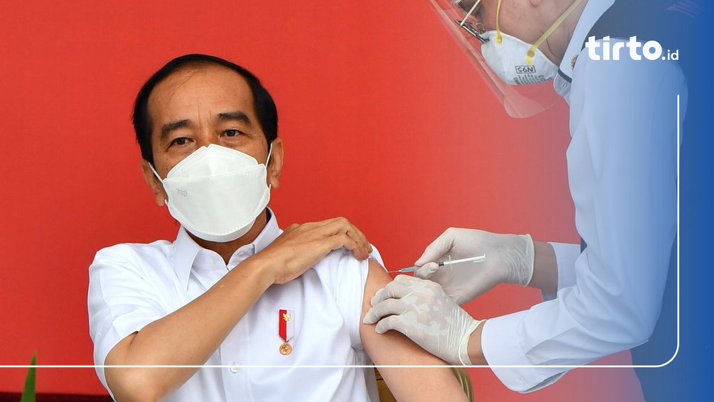 Daftar Penerima Vaksin Pertama Selain Jokowi Saat Vaksinasi Corona Tirto Id