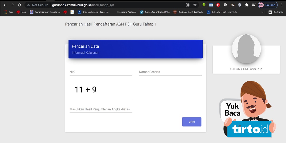 Jadwal Tes PPPK Tahap 2 Terbaru dan Info PPPK kemendikbud.go.id