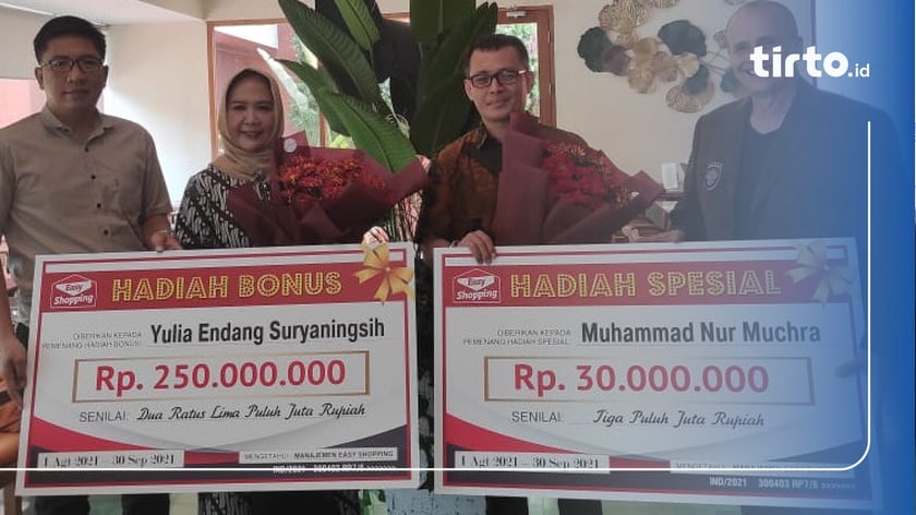 Bantu Ekonomi Pelanggan Easy Shopping Berikan Hadiah Ratusan Juta