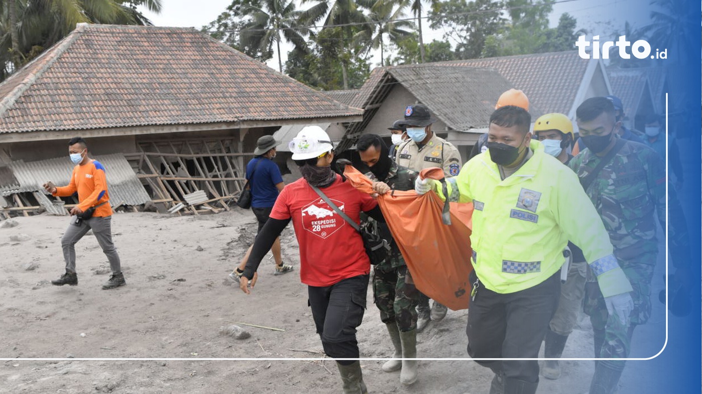 Update Gunung Semeru 7 Desember Korban Meninggal 22 Dan 56 Luka