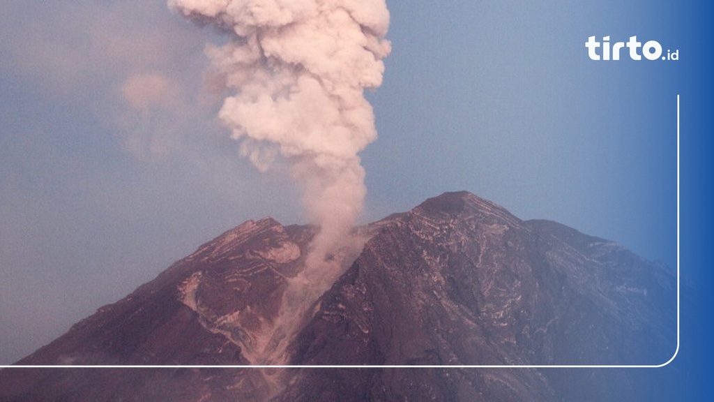 Gunung Semeru Kembali Erupsi Pagi Ini, Tinggi Kolom Letusan 1 Km