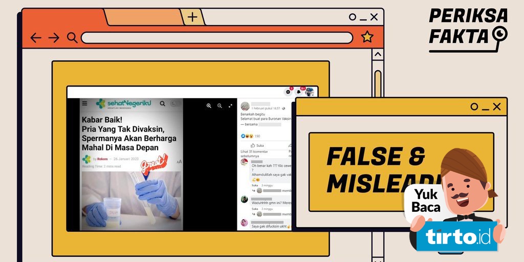 Benarkah Sperma Pria Yang Tidak Divaksin Akan Berharga Mahal?