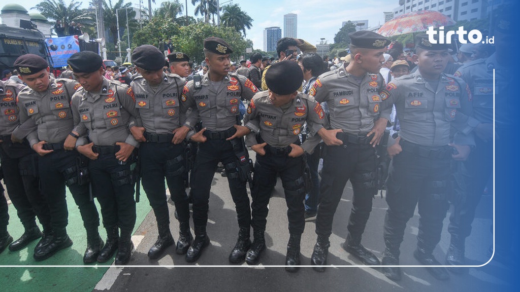 2.678 Personel Gabungan Jaga Demo Di Depan Gedung DPR RI